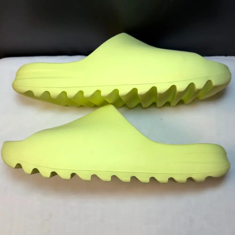 adidas Yeezy Slides “Glow Green” (2021) – GX6138 | 12M